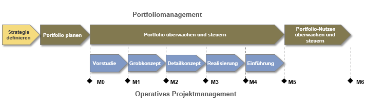 Portfoliomanagement-Prozess im Kontext der Projektabwicklung