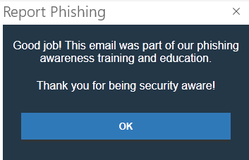 Risikobewusstsein - Report Phishing